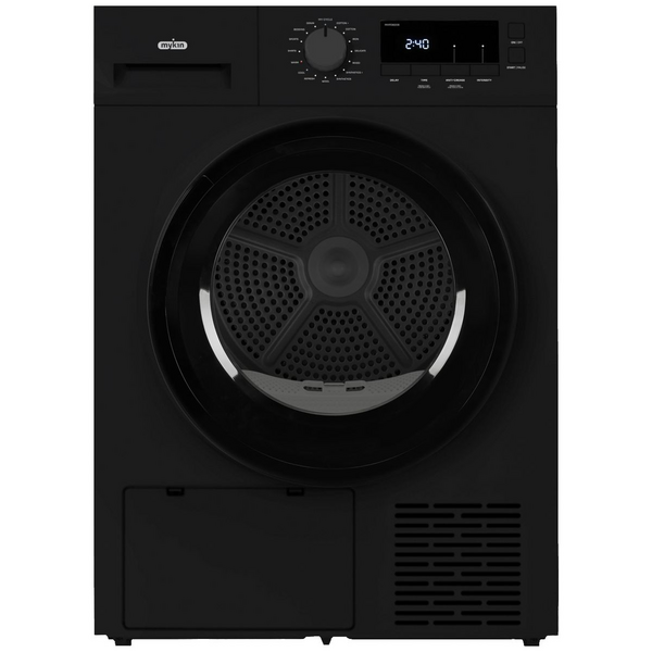 Mykin 8kg Heat Pump Dryer Black MHPD800B