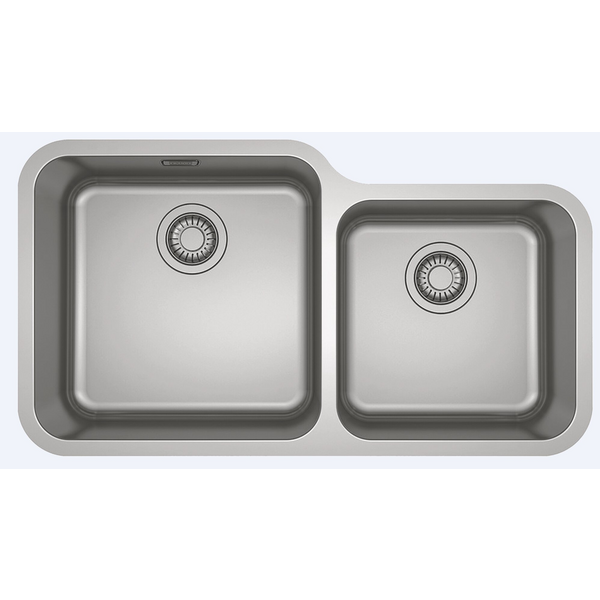 Franke Bell 1.3/4 Bowl Undermount Sink with Extension Drainer BCX1204235FPC