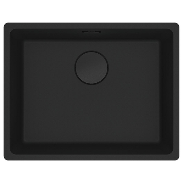 Franke Maris 520mm Single Bowl Topmount Sink with Extension Drainer Matte Black MRG610-52MBFPC