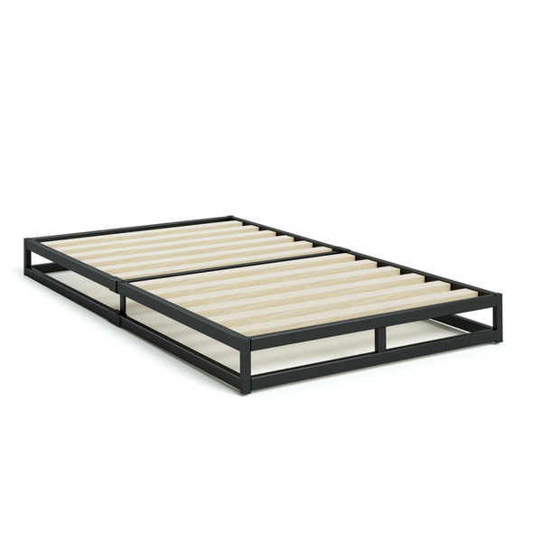 Zinus Single 15cm Joseph Metal Bed Frame with Bed Platform Base Black AU-MBBF-6S