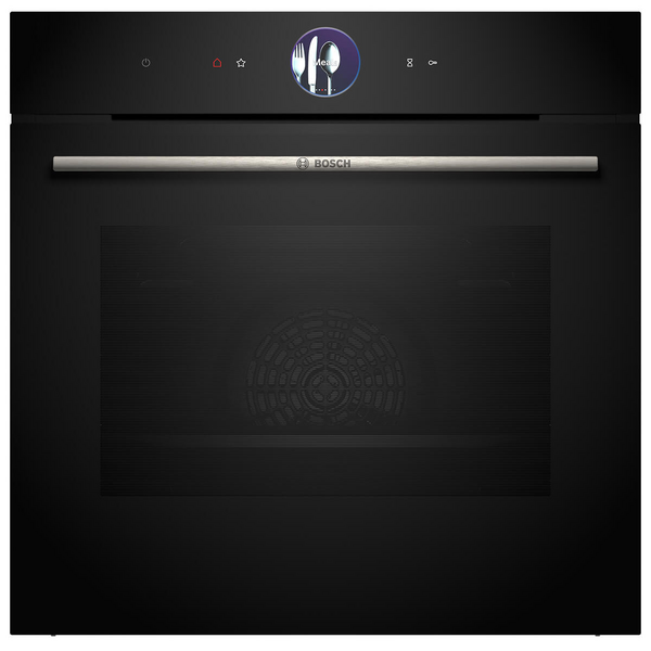 Bosch 60cm Series 8 Black Pyrolytic Built-in Oven HBG776KB1A