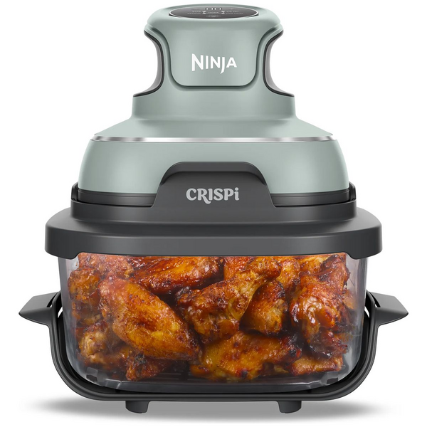Ninja Crispi 4-in-1 Portable Glass Air Fryer Sage Green FN101SG