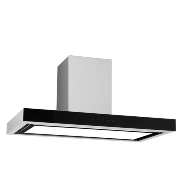 Glem Gas Glem 90cm Series 800 Square Canopy Rangehood Stainless Steel CK90TBLED