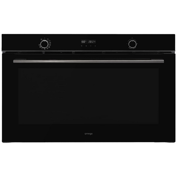 Omega 90cm 11 Function Built-in Electric Single Oven with AirFry Midnight OBO9011AM