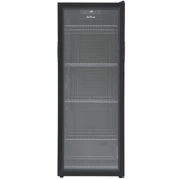 Airflo 201L Single Glass Door Beverage Fridge AFF201