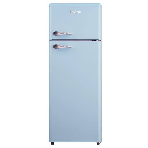 Linarie Valloire 209L Blue Retro Top Mount Fridge - Manual Defrost LK200DDBLUE