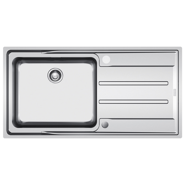 Franke Aton Single Bowl Sink with Right Hand Drainer ANX211RHD