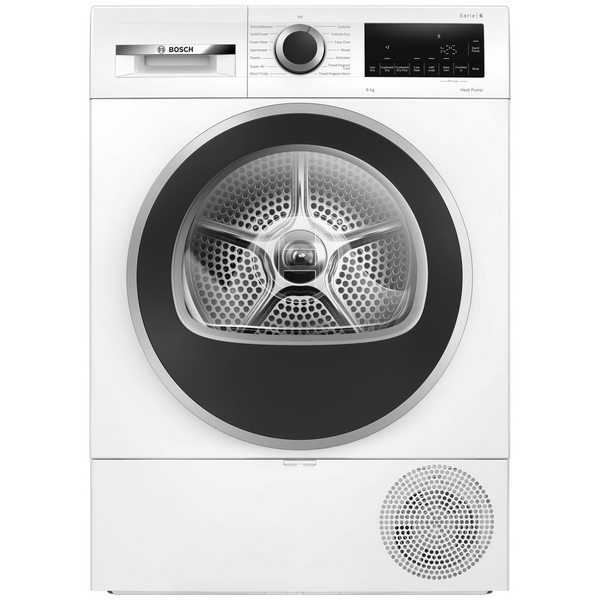 Bosch 9kg Series 6 Heat Pump Dryer White WQG24203AU