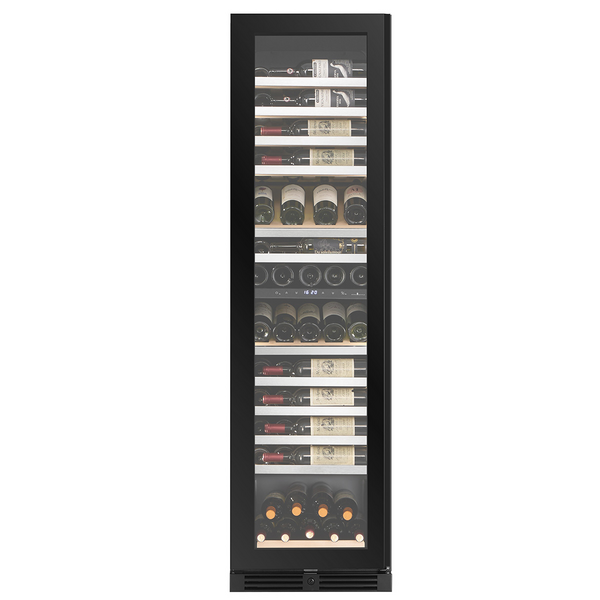 KingsBottle Atelier Duo 86 Bottle Dual Zone Wine Fridge Left Hinge KB245DX-BK-LHH