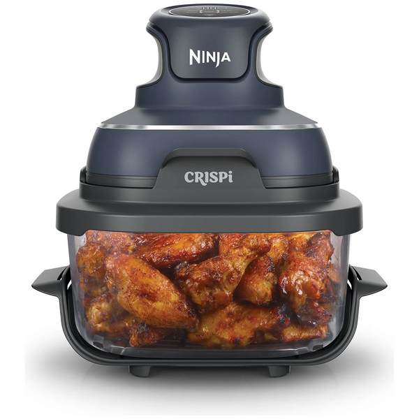 Ninja Crispi 4-in-1 Portable Glass Air Fryer Cyberspace FN101GY