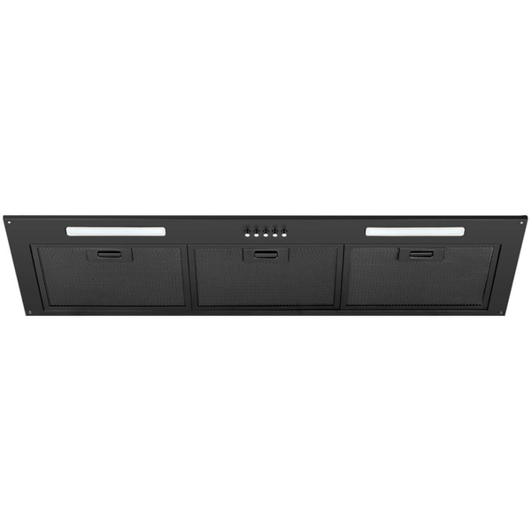Schweigen 90cm Matte Black Undermount Rangehood with On-Board Motor NAUM-9B