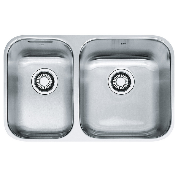 Franke Steel Queen 1 and 1/2 Bowl Undermount Sink SQX120C-L-2