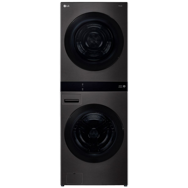 LG WashTower 19/10kg All-In-One Stacked Washer Dryer Black WWT-1910BX