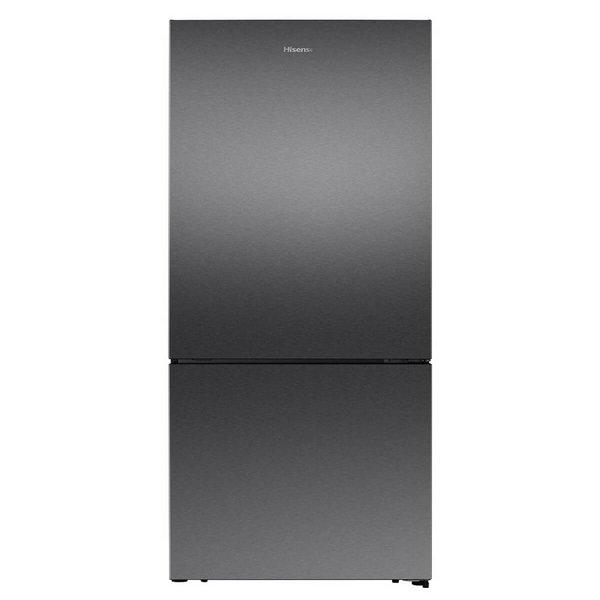 Hisense 503L EcoVision Bottom Mount Fridge Dark Stainless Steel HRBM503E