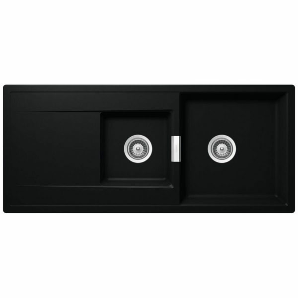 Abey Schock Green Line Mono 1 & 1/3 Bowl Sink - Night MD-175NT