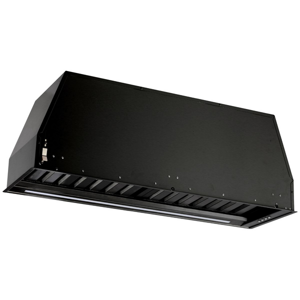 Glem Gas 85cm Black Stainless Steel Undermount Rangehood CK85UCFN