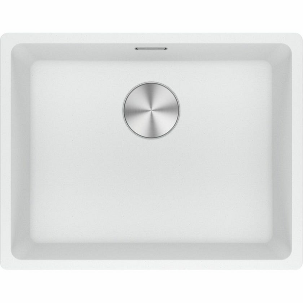 Franke Maris 520mm Single Bowl Topmount Sink with Extension Drainer Polar White MRG610-52PWFPC