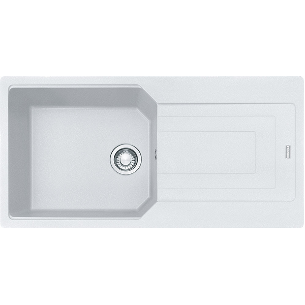 Franke Urban Fragranite 1000mm Single Bowl Topmount Sink Polar White UBG611-100PW