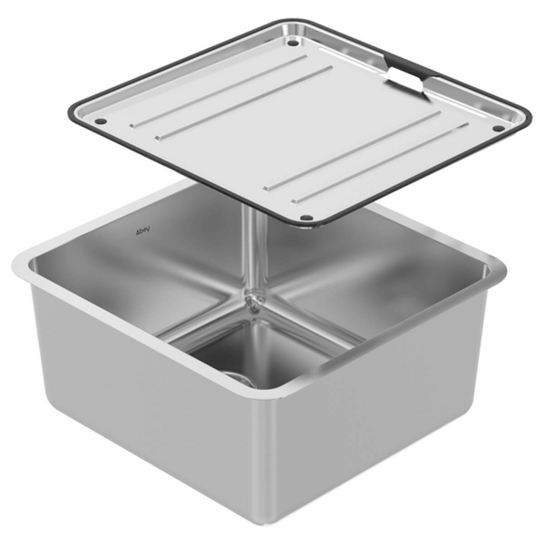 Abey Lago Single Bowl with Drainer Tray NL100