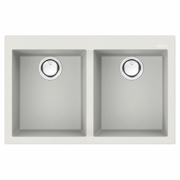 Artusi Granitek Series Double Bowl Sink AGS792W