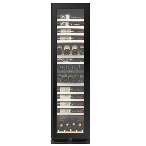KingsBottle Atelier Duo 86 Bottle Dual Zone Wine Fridge Right Hinge KB245DX-BK-RHH