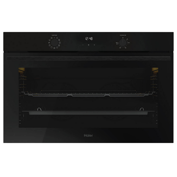 Haier 90cm 300 Series Built-in Oven Black HWO90S11EB3