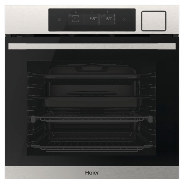 Haier 60cm 600 Series Built-In Pyrolytic Oven with Steam Assist Plus Stainless Steel HWO60S16TPX5