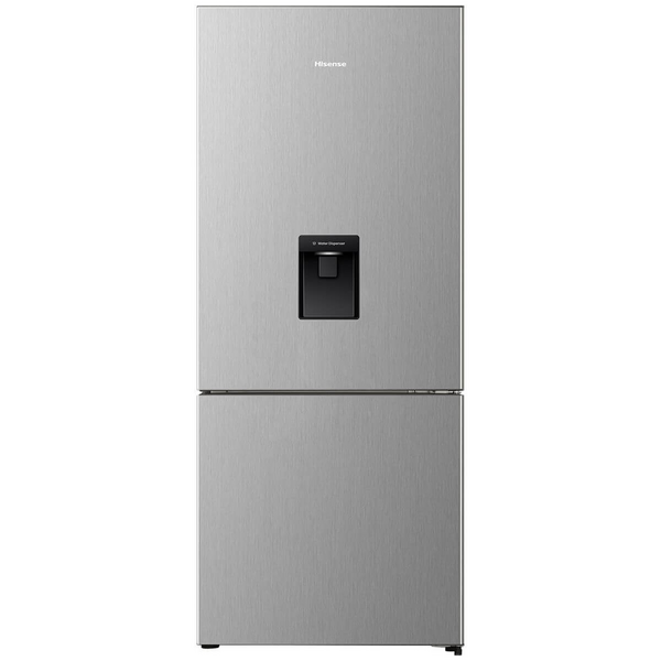Hisense 415L Bottom Mount Fridge with Water Dispenser Stainless Steel HRBM419SW