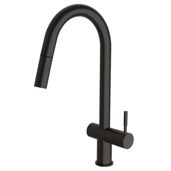 Sussex Taps Voda Sink Mixer Pullout Matte Black VSMPO-17