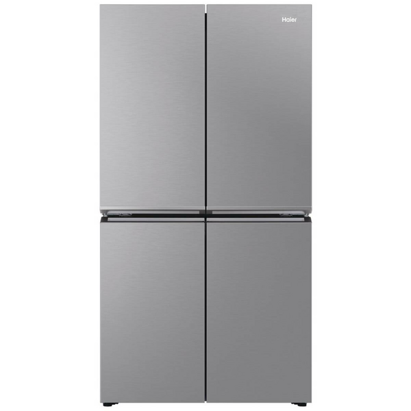 Haier 623L Quad Door Refrigerator Satina Silver HRF680YS
