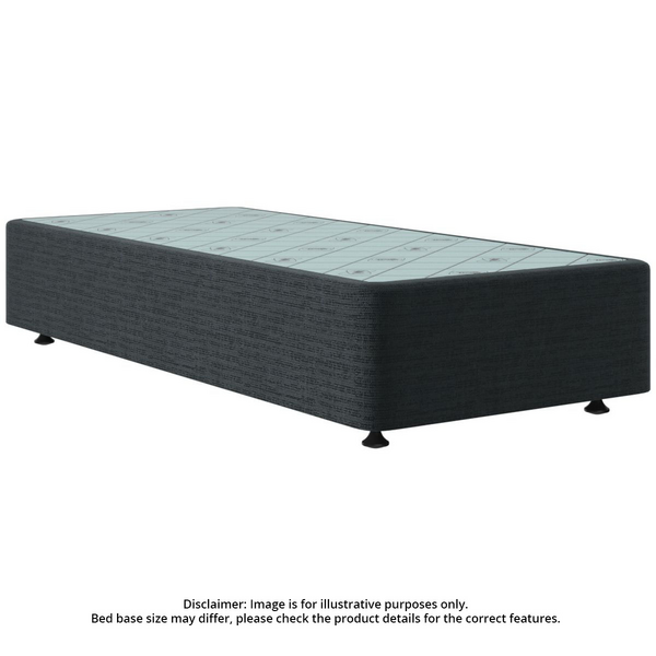 Sealy Spacesaver Blank (No Drawer) King Single Bed Base Black SVB-BLK-KSG