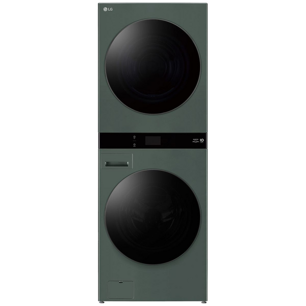 LG WashTower 19/10kg All-In-One Stacked Washer Dryer Forest Green WWT-1910FGX