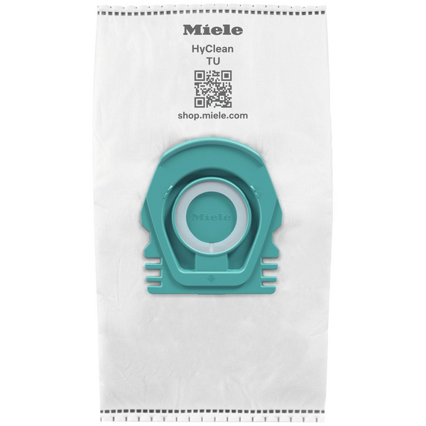 Miele TU HyClean Pure Dustbags for Guard S1 and L1 Vacuum Cleaners Allergy XL Pack of 8 Plus HEPA Filter 12694920