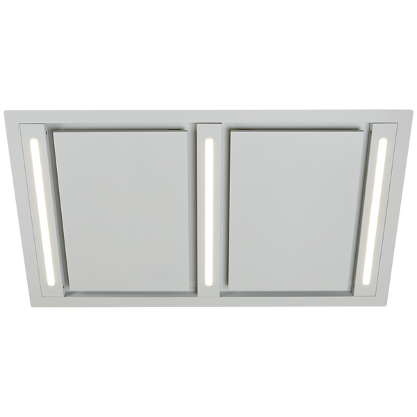 Schweigen 120cm White Ceiling Cassette Rangehood with ISO Drive SE Motor SCC1200W-SEPAK