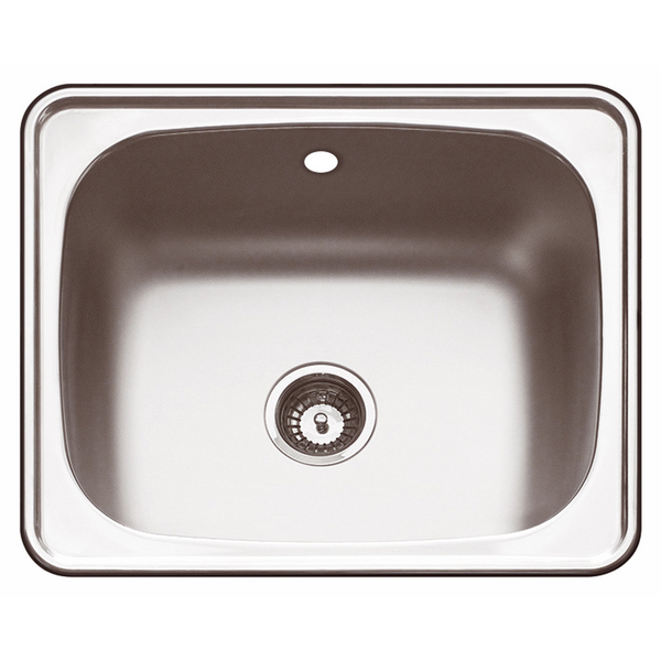 Abey The Lodden 45L Single Inset Laundry Tub with Overflow PR45B