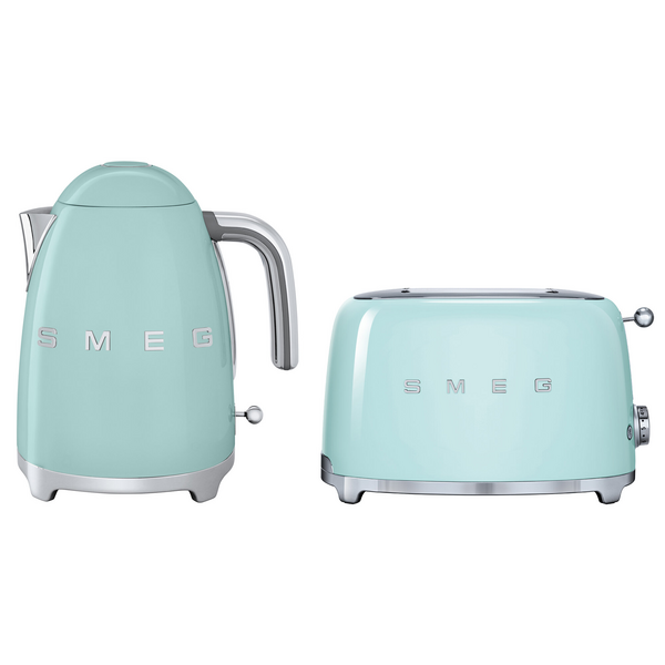 Smeg Kettle and 2 Slice Toaster Pack Pastel Green KLF03PGAUTSF01PGAU