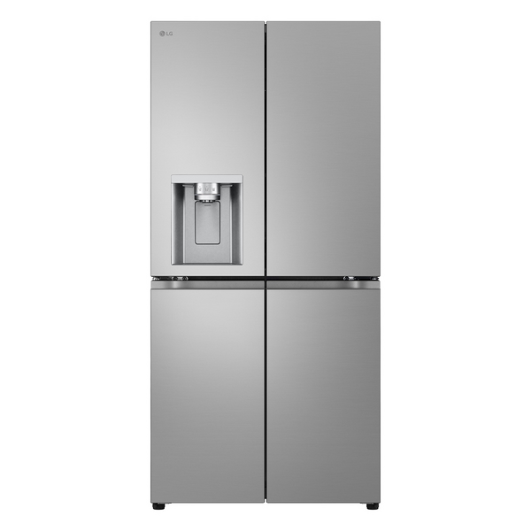 LG 506L French Door Fridge with Slim In-Door Ice and Water Dispenser Stainless Steel GF-L500PL