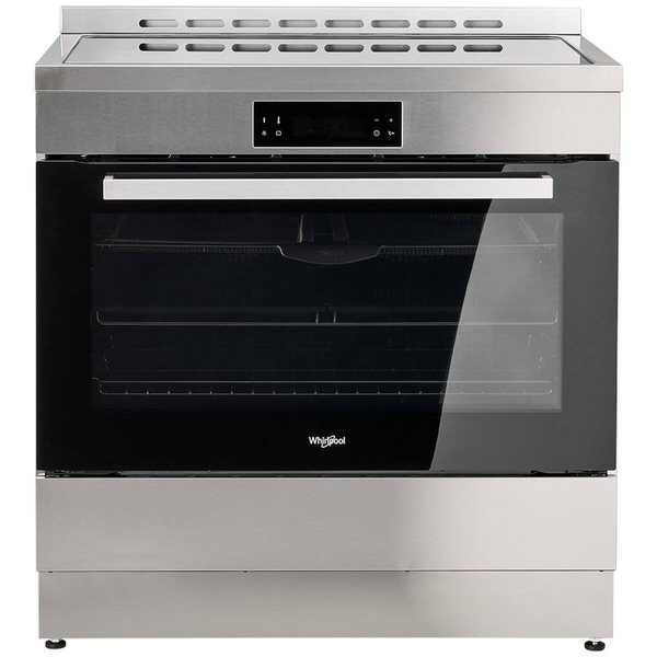 Whirlpool 90cm Induction Freestanding Oven with AirFry Inox WS91I9SPX