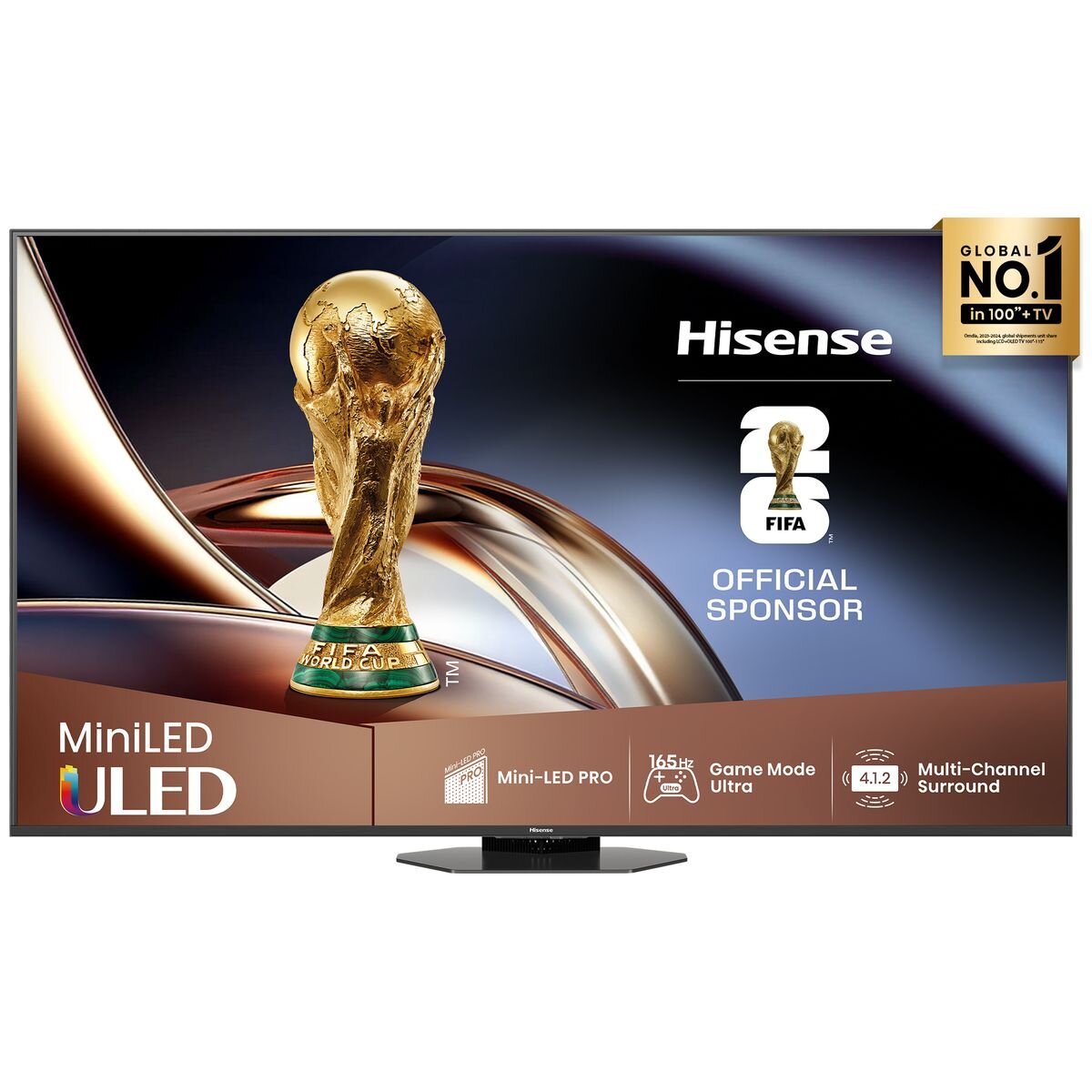 Hisense 65 Inch U8QAU ULED Mini-LED TV [2025] 65U8QAU | Home Clearance