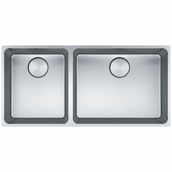 Franke Mythos 500/340mm and 1 and 1/2 Bowl Left 3 Way Installation Sink MYX220-5034BSBL