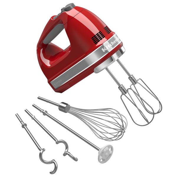 KitchenAid KHM926 Artisan Hand Mixer Empire Red 93810