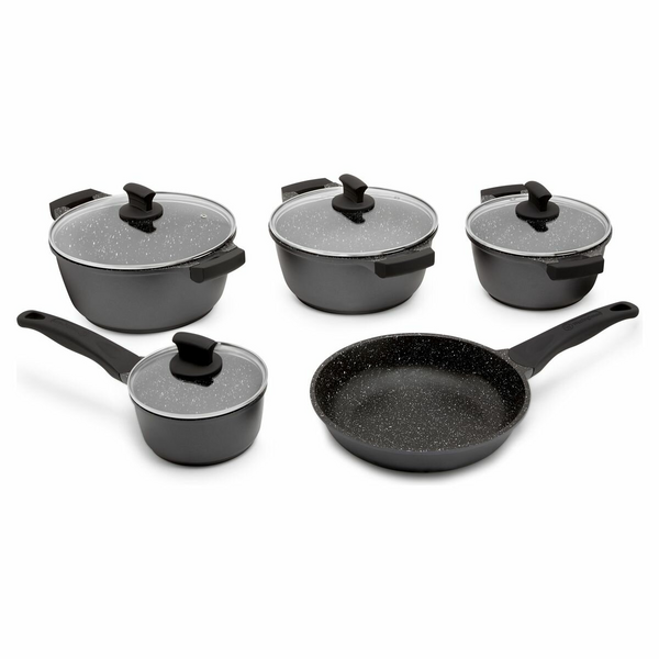 Westinghouse Five Piece Non-Stick Pot & Pan Set WH5P02AL