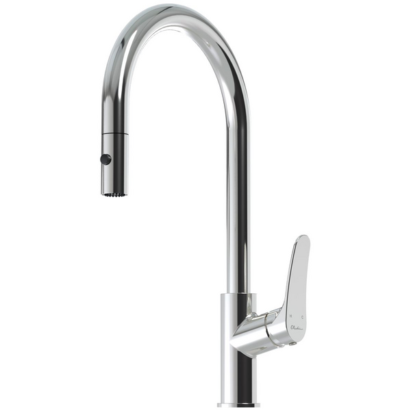 Oliveri Verona Pull out Goose Neck Mixer Tap Chrome VA306500CR-P