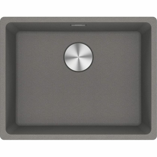 Franke Maris 520mm Single Bowl Flushmount Sink with Extension Drainer Stone Grey MRG210-52SG-FPC