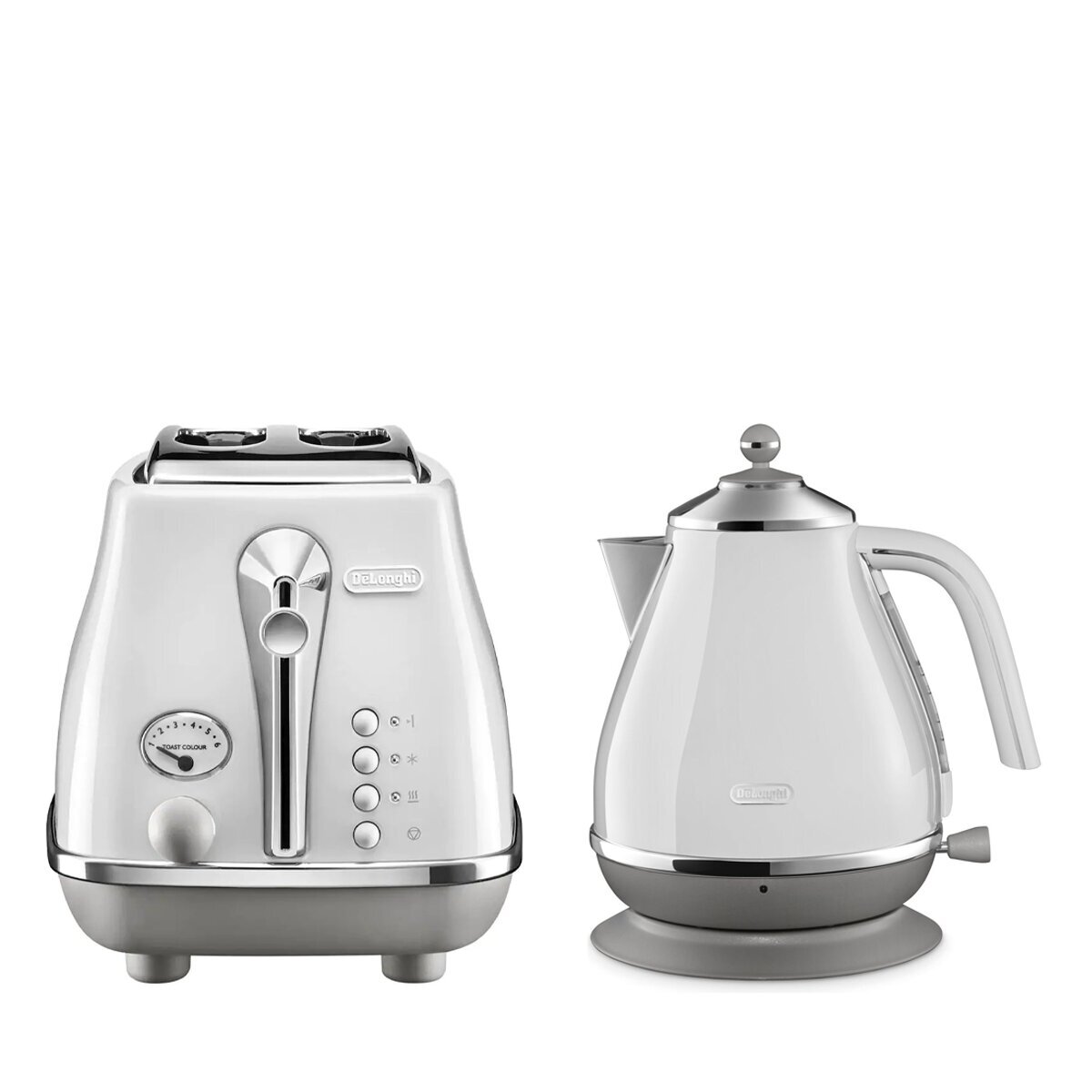 Delonghi Icona Capitals Kettle and Two Slice Toaster Breakfast