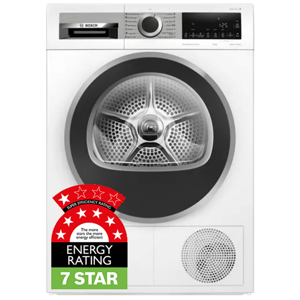 Bosch Series 8 9kg Heat Pump Tumble Dryer WQG24201AU