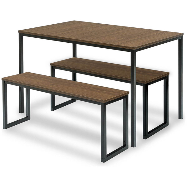 Zinus Louis 3 Piece Dining Set Brown AU-TS-4830
