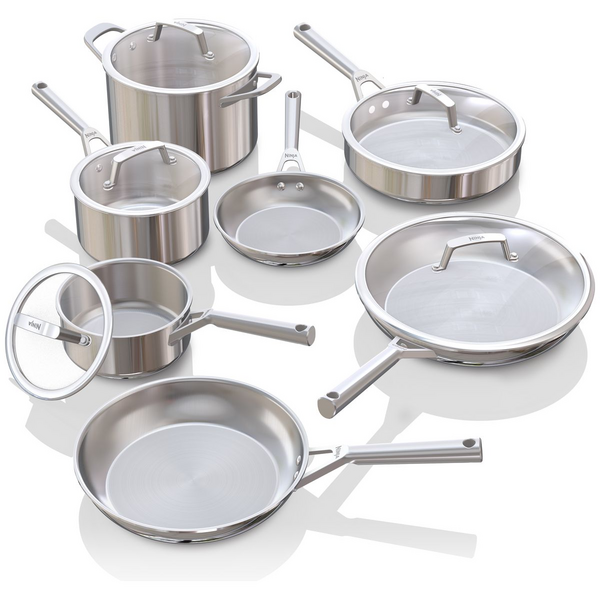 Ninja EverClad Commercial Grade Stainless Steel 7 Piece Cookware Set C99012