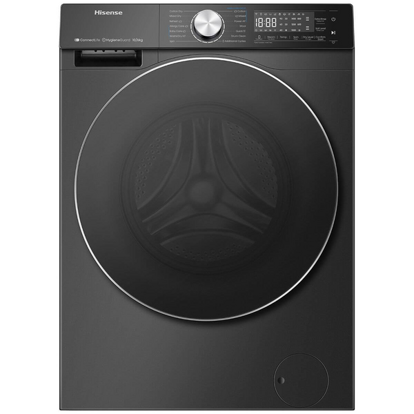Hisense Series 7 10kg/6kg Washer Dryer Combo Charcoal Black HCF7S1014BX