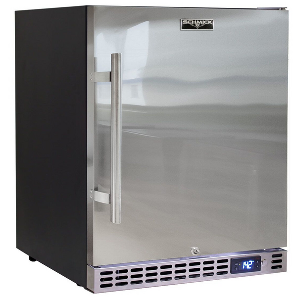 Schmick 89L Front Venting Quiet Solid Door Bar Fridge SK86-SD